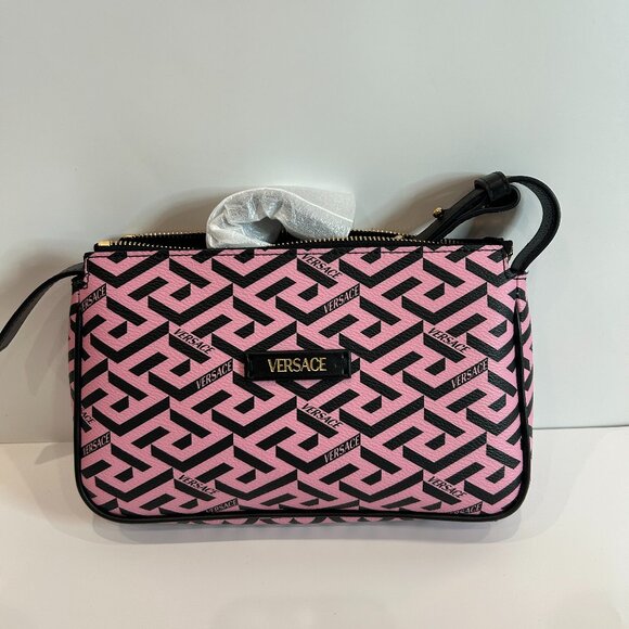 【28MK】 Versace pink crossbody bag#V104